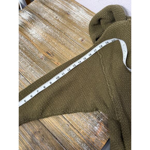 Free People Sweater Knit Cozy Mock Neck Army Green Womens XS - Picture 9 of 10